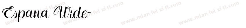 Espana Wide字体转换